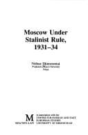 Tapa de Moscow under Stalinist rule, 1931-34