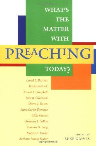 Tapa de What's the Matter With Preaching Today?
