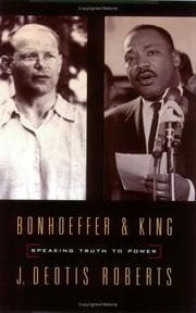 Tapa de Bonhoeffer and King