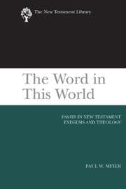 Tapa de The Word in this world