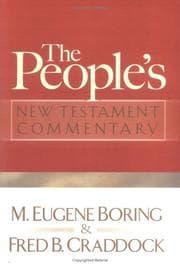 Tapa de The people's New Testament commentary
