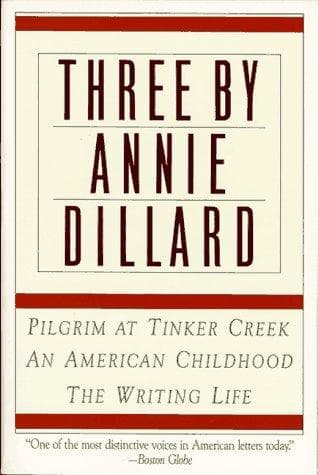 Tapa de Three by Annie Dillard
