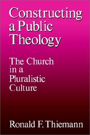Tapa de Constructing a public theology