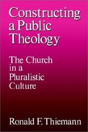 Tapa de Constructing a public theology