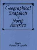 Tapa de Geographical snapshots of North America