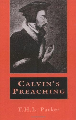 Tapa de Calvin's preaching