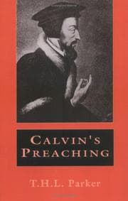 Tapa de Calvin's preaching