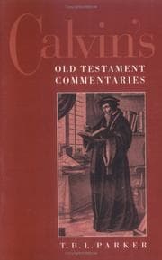 Tapa de Calvin's Old Testament Commentaries
