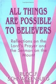 Tapa de All things are possible to believers