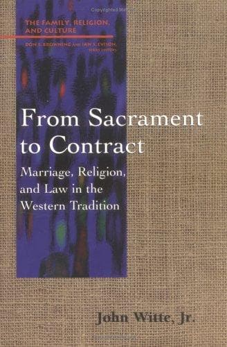 Tapa de From sacrament to contract
