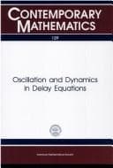 Tapa de Oscillation and dynamics in delay equations