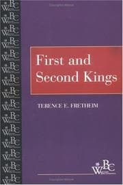 Tapa de First and Second Kings (Westminster Bible Companion)