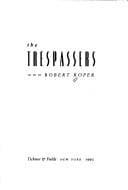 Tapa de The trespassers