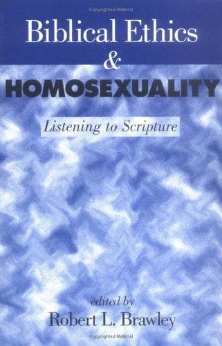Tapa de Biblical ethics & homosexuality