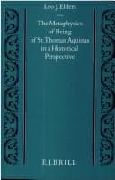 Tapa de The metaphysics of being of St. Thomas Aquinas in a historical perspective