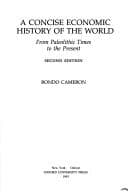 Tapa de A concise economic history of the world