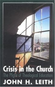 Tapa de Crisis in the church