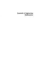 Tapa de Essentials of engineering mathematics