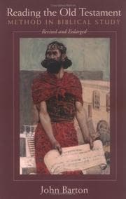 Tapa de Reading the Old Testament