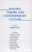 Tapa de Politics, theory, and contemporary culture