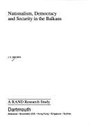 Tapa de Nationalism, democracy, and security in the Balkans