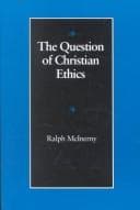 Tapa de The question of Christian ethics