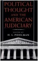 Tapa de Political Thought and the American Judiciary