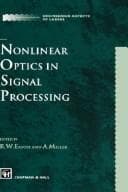 Tapa de Nonlinear optics in signal processing