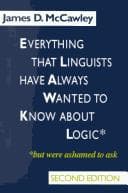 Tapa de Everything that linguists have always wanted to know about logic but were ashamed to ask