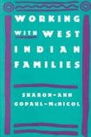Tapa de Working with West Indian families
