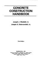 Tapa de Concrete construction handbook