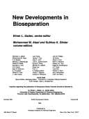 Tapa de New developments in bioseparation