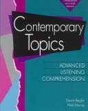 Tapa de Contemporary topics--advanced listening comprehension