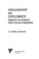 Tapa de Philosophy as diplomacy