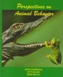 Tapa de Perspectives on animal behavior
