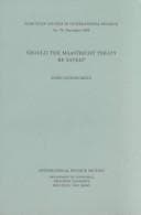Tapa de Should the Maastricht Treaty be saved?