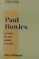 Tapa de Paul Bowles