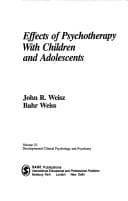 Tapa de Effects of psychotherapy with children and adolescents