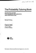 Tapa de The probability tutoring book