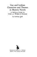 Tapa de Gay and lesbian characters and themes in mystery novels