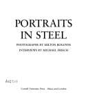 Tapa de Portraits in steel