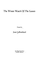 Tapa de The winter watch of the leaves