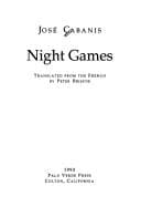 Tapa de Night games