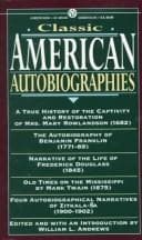 Tapa de Classic American autobiographies