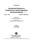Tapa de International Workshop on Combinations of Genetic Algorithms and Neural Networks: Cogann-92