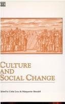 Tapa de Culture and social change