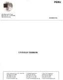 Tapa de Untold terror