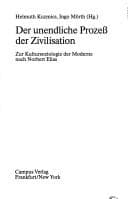 Tapa de Der Unendliche Prozess der Zivilisation: Zur Kultursoziologie der Moderne nach Norbert Elias (German Edition)