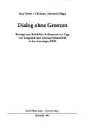 Tapa de Dialog ohne Grenzen