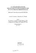 Tapa de La Trasformazione delle strutture elementari in un comune meridionale
